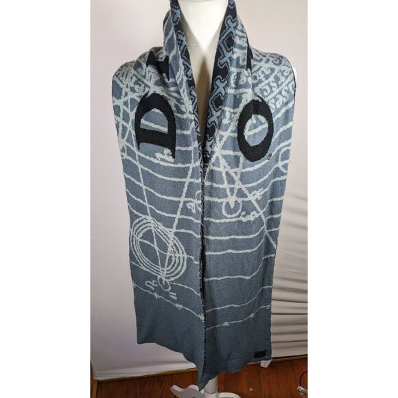 Blizzard Diablo Gothic Black And Grey Officially Licensed Reversible Scarf - Picture 13 of 16